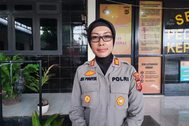 Kapolsek Telukjambe Timur AKP Rita Puspita (Herman)