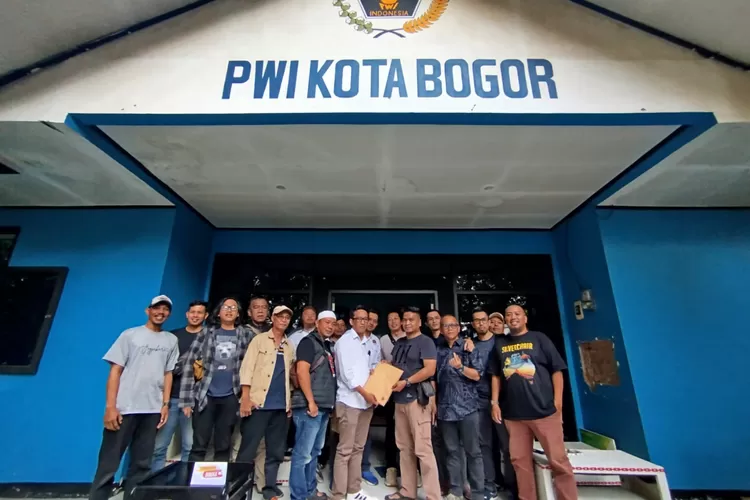 Sekretaris PWI Kota Bogor Aldho Herman Indrabudi resmi daftar sebagai calon Ketua PWI Kota Bogor 2024-2027. (PWI)