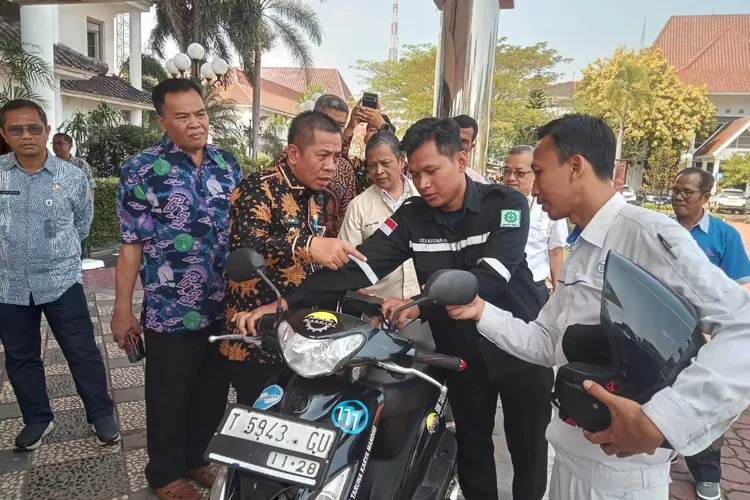 Pelatihan motor listrik di Kabupaten Karawang (Samsudin)