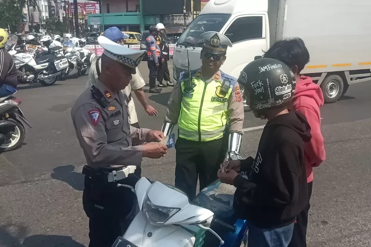 Polres Karawang gelar Operasi Patuh Lodaya 2024. (Herman)