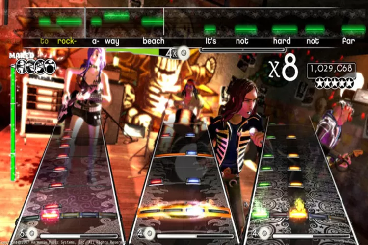 Salah satu daftar Game Underrated yang bisa multipemain di konsol game PlayStation 2 yaitu Rock Band 2. (Wired)
