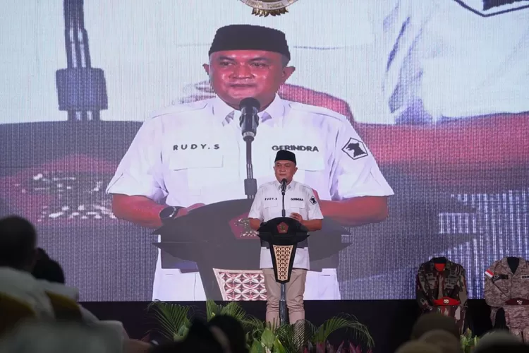 Bakal calon bupati Bogor dari Partai Gerindra Rudy Susmanto. (Arifin)
