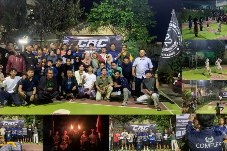 Cibedug Comflex  Sukses menggelar turnamen bulutangkis bertajuk Comflex Badminton Cup (CBC) 2024. (Ist)