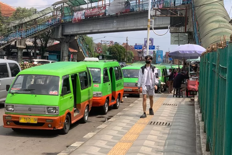 Dishub Kota Bogor berencana mengurangi jumlah angkot di tahun 2024. (Rifal)