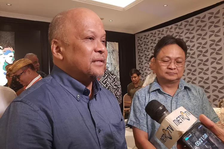 Bakal Calon&nbsp;Gubernur Jabar dari Partai Nasdem Ilham Akbar Habibie. (Putra Wahyu Purnomo/Radar Bandung)