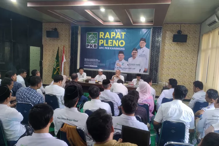 Menjelang Muktamar, PKB Karawang menggelar rapat pleno yang isinya mendukung Muhaimin Iskandar kembali komandoi PKB (Samsudin)