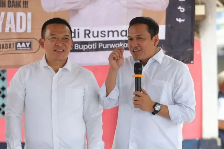Warga tengah memperbincangkan isu bakal Pasangan Calon Yadi Rusmayadi dan Pipin Sopian dikabarkan batal maju bareng pada Pilkada Purwakarta 2024. (Aik)