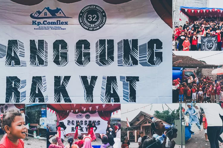 Pemuda Cibedug Comflex menggelar Panggung Rakyat memperingati HUT ke-79 RI. (Cibedug Comflex)