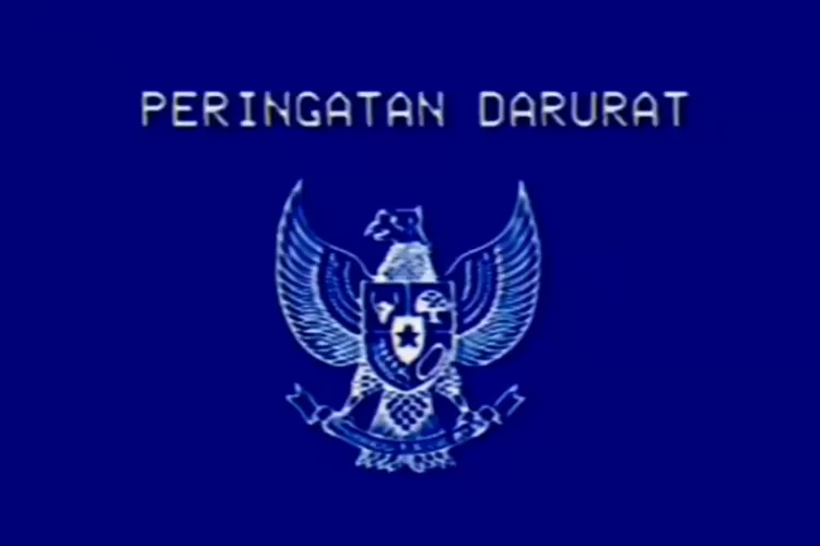 Tagar Peringatan Darurat dengan gambar Garuda berwarna biru viral di media sosial (Foto: Tangkapan layar X @FiersaBesari)