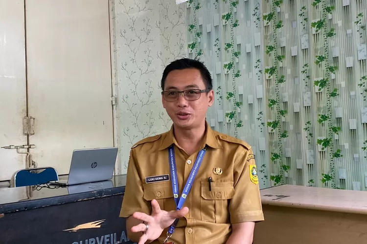 Ketua Tim Surveilans dan Imunisasi Dinkes Kabupaten Bogor Luki Gema Safari. (Devina)