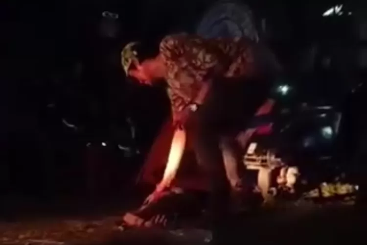 Tangkapan layar kasus dugaan penganiayaan di acara Vespa di Gunungputri, Kabupaten Bogor. (Ist)