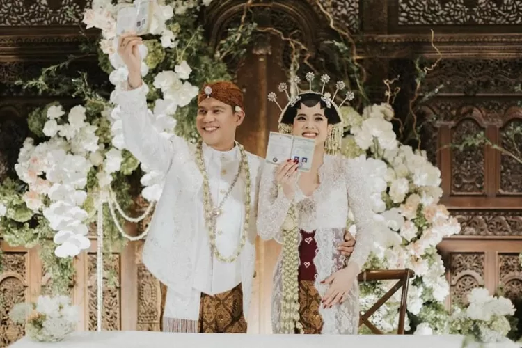 Pernikahan Nino Kayam dan Dhabitannisa Auni. ((Instagram/@ninokayam))
