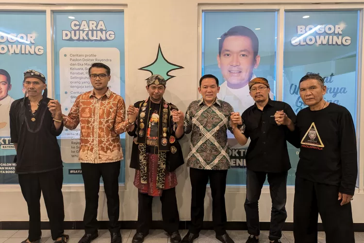 Perwakilan Budayawan Kota Bogor menyatakan dukungannya terhadap Pasangan Dokter Rayendra-Eka Maulana di Pilkada 2024 Kota Bogor. 