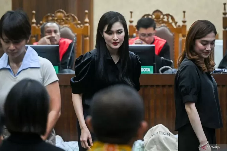 Sandra Dewi saat memberikan kesaksian di   Pengadilan Tindak Pidana Korupsi (Tipikor) Jakarta. (ANTARA FOTO/Rival Awal Lingga)