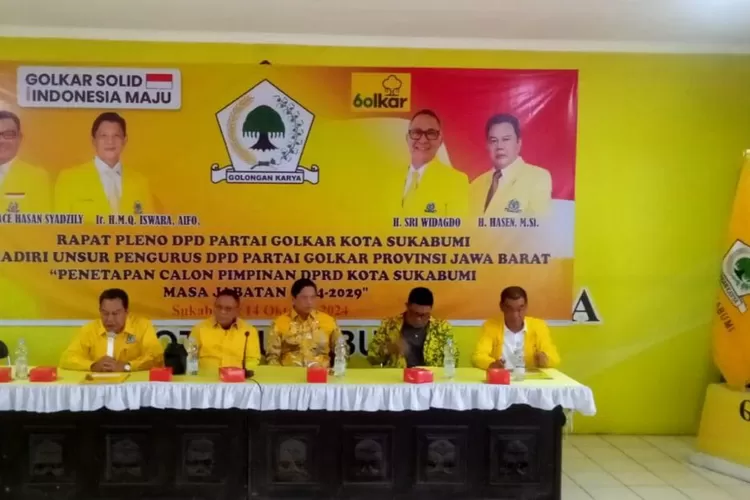 Partai Golkar Kota Sukabumi mengusulkan tiga nama calon wakil ketua DPRD Kota Sukabumi (Satiri)