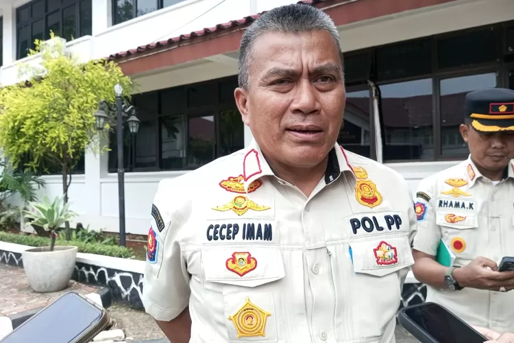 Kepala Satpol PP Kabupaten Bogor Cecep Imam Nagarasid (Erwin/Metropolitan)