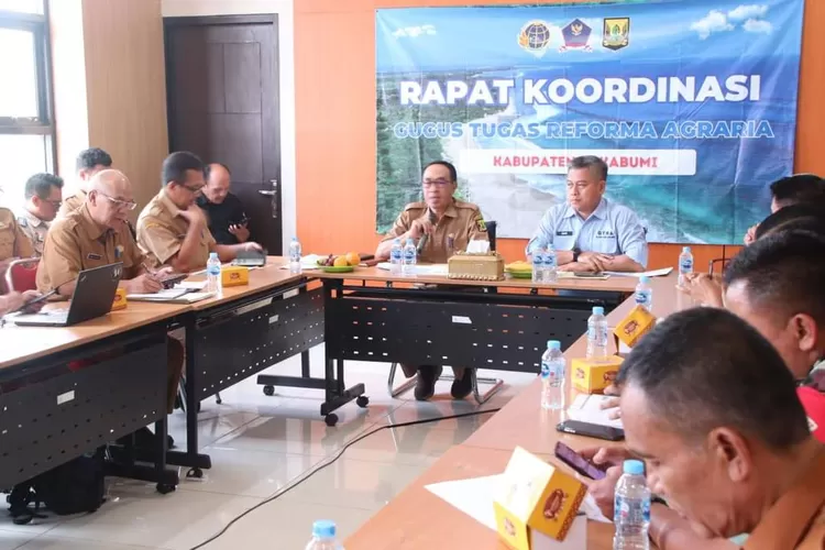 sidang Gugus Tugas Reforma Agraria (GTRA) Kabupaten Sukabumi tahap II (Satiri)