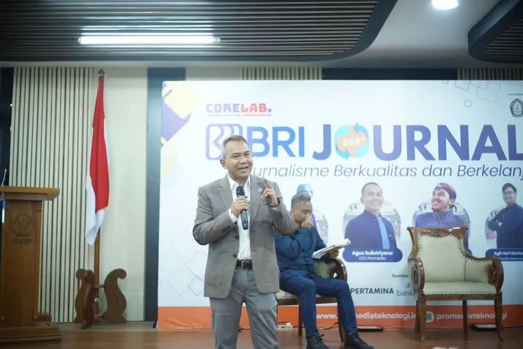 Promedia Teknologi Indonesia (PTI) bersama Bank BRI gelar Mediaprenuertalks BRI Journalism 360, membahas tantangan jurnalisme era digital (Promedia)