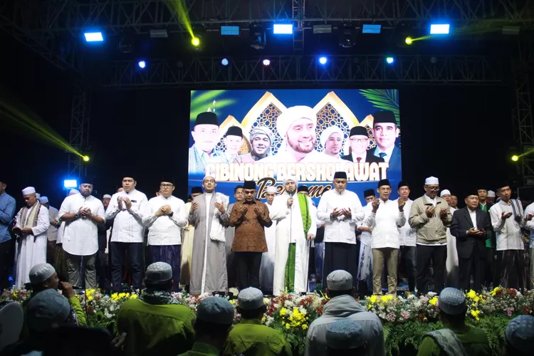 acara Cibinong Bersholawat di Stadion Pakansari Cibinong, Kabupaten Bogor, Sabtu, 2 November 2024 malam. (Ist)