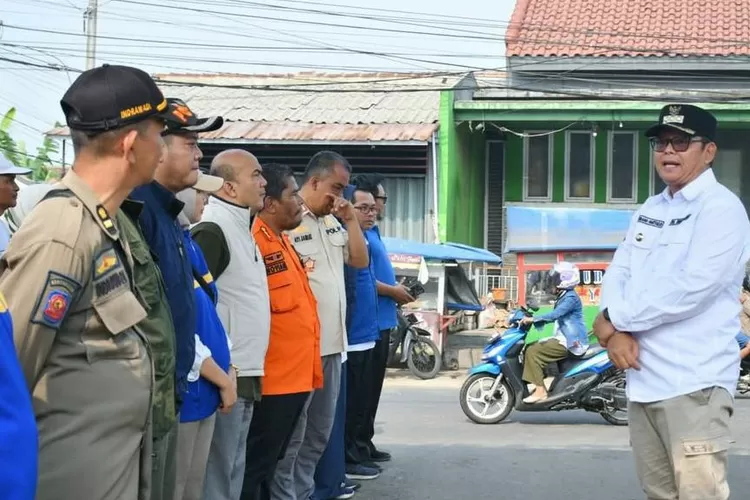 Pj Wali Kota Sukabumi Kusmana Hartadji optimistis bahwa pengerukan Sungai Cisuda bakal mengurangi dampak banjir saat hujan deras. (Satiri)