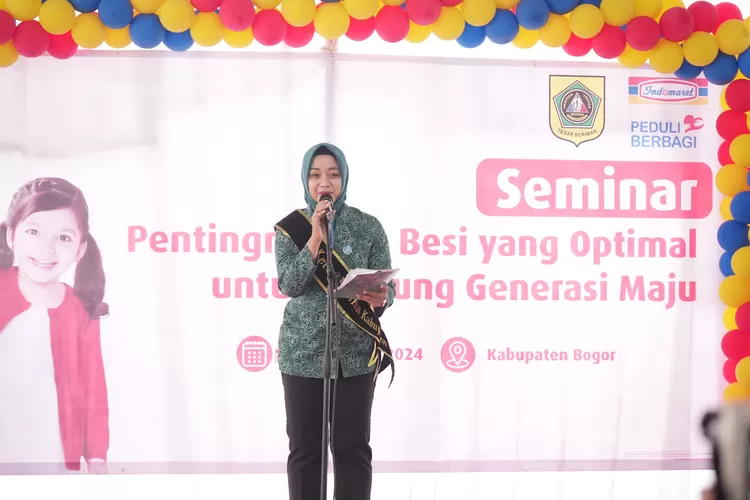 Pj Ketua TP PKK Kabupaten Bogor RR Indah Dewi Pangesti Bachril menyebut gerakan zero stunting menjadi program prioritas yang sedang fokus dilaksanakan. (Diskominfo)