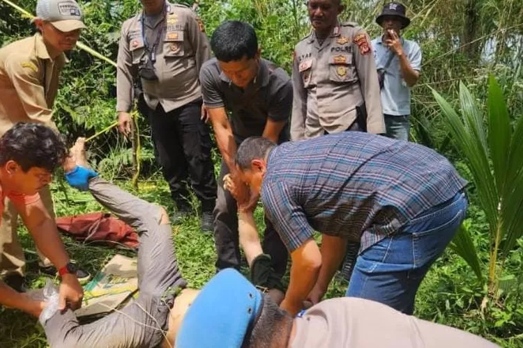 Penemuan mayat pria di Desa Cibunian, Kecamatan Pamijahan, Kabupaten Bogor, Senin, 18 November 2024. (Polres Bogor)