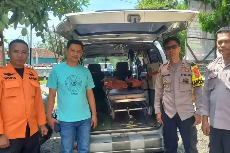 Warga Pesisir Pantai Muara Cikaso Sukabumi dibuat geger dengan penemuan mayat bayi dengan kondisi sudah membiru dengan lidah menjulur (Usep)