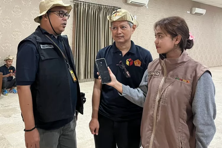 Komisioner Bawaslu Kota Bogor, Ahmad Fathoni memberikan keterangan terkait potensi TPS Rawan di Kota Bogor. 