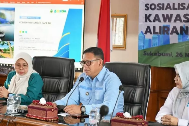 Pj Wali Kota Sukabumi Kusmana Hartadji sebut sosialisasi Kawasan Daerah Aliran Sungai (DAS) jadi momentum peningkatan indeks kualitas air di Kota Sukabumi (Satiri)