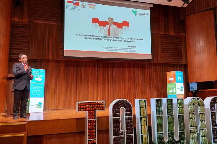 Ambassador Agriculture Kementerian Pertanian Rifki Habibi soroti tantangan serius di Indonesia, yakni masalah regenerasi petani (istimewa)