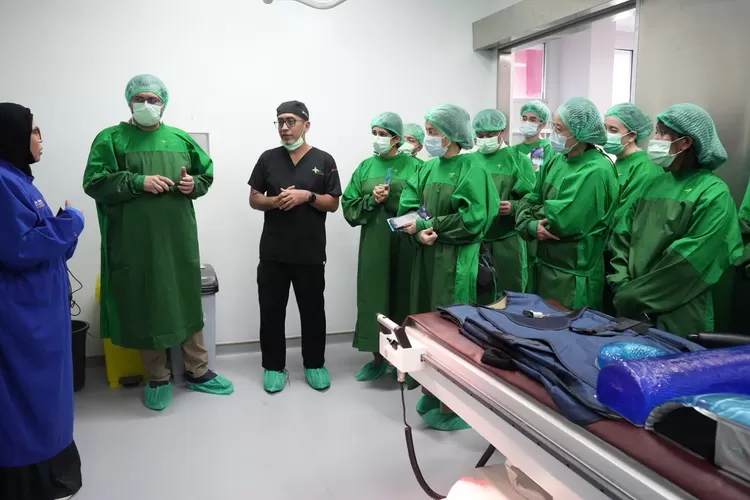 Kunjungan Regional Training Course on Train the Trainers on Guideline for Palliative Radiotherapy 2024 ke RSUD Ciawi, Jumat, 6 Desember 2024. (Diskominfo)