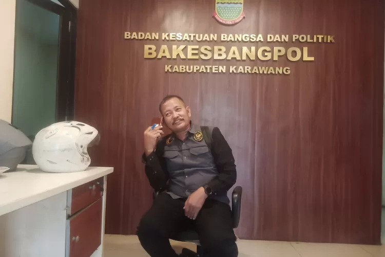 Sekertaris Saber Pungli Karawang, Sujana (Herman)