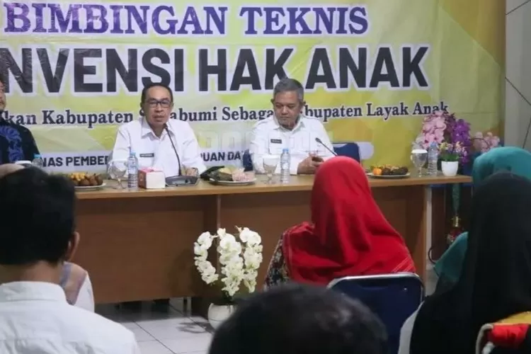 Sekda Kabupaten Sukabumi Ade Suryaman meminta status Kota/Kabupaten Layak Anak (KLA) kategori Nindya bisa dipertahankan (Usep)