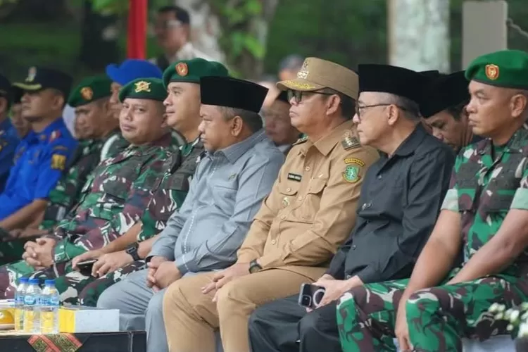 Hadiri Peringatan Hari Juang Infanteri ke-75, Pj Wali Kota Sukabumi sebut TNI sebagai garda terdepan penjaga stabilitas keamanan bangsa (ist)
