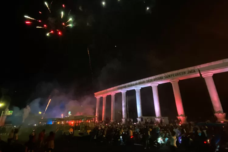 Titik lokasi tempat warga merayakan malam tahun baru 2025 di Kota Bogor.  (Fadli Metropolitan)