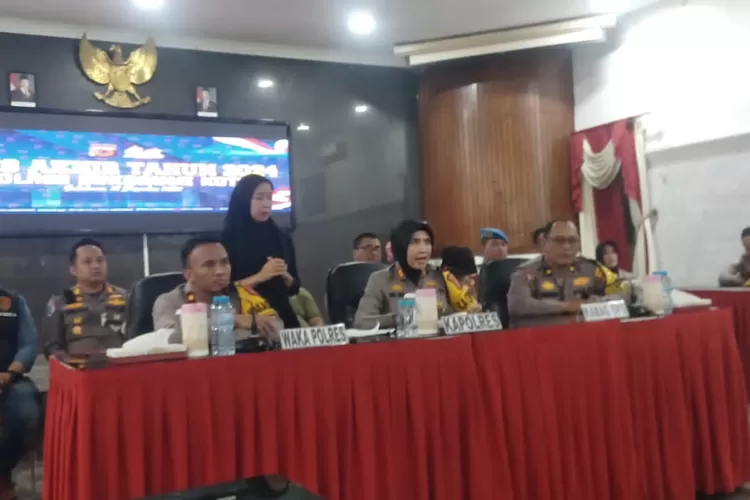 Kapolresta Sukabumi Kota menggelar konferensi pers (Ist)