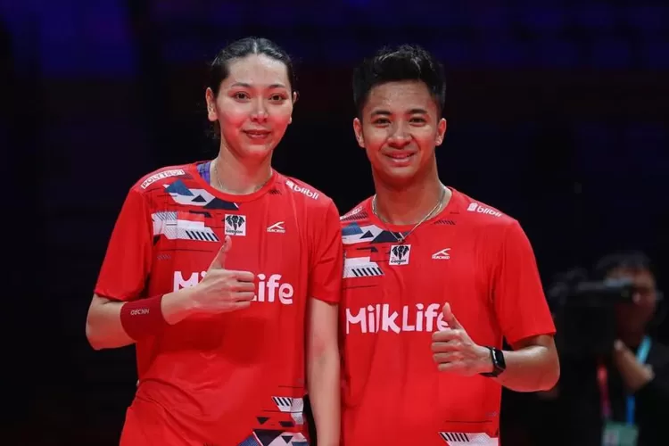 Ganda campuran andalan Indonesia, Dejan Ferdinansyah/Gloria Emanuelle Widjaja. (Instagram/@dejanfz)