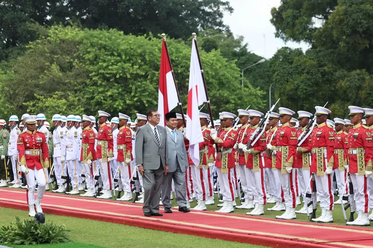 Perdana Menteri atau PM Jepang Shigeru Ishiba bersama Presiden RI Prabowo Subianto tiba di Istana Kepresidenen Bogor, Sabtu, 11 Januari 2025. (Setpres)