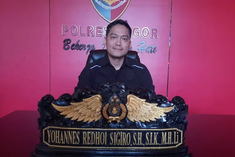 Kompol Yohannes Redhoi Sigiro yang saat ini menjadi Kapolsek Babakanmadang. (Panca)