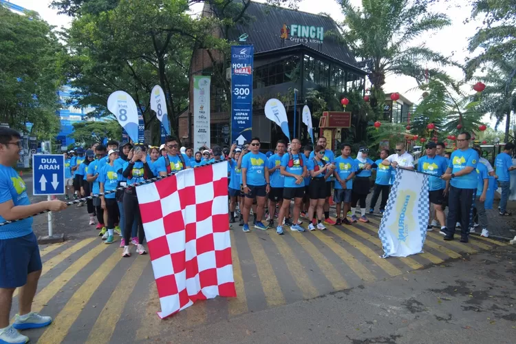 Pembukaan event lari 5.5 kilometer Chasing Bogor Run 2025 di Sentul Babakan Madang, Minggu, 12 Januari 2025. (Diskominfo)