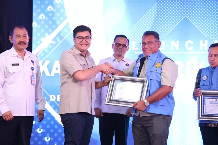 Peluncuran Kawasan Berikat Bersinar di gedung Graha Mandiri, Desa Gunungputri, Kabupaten Bogor, Senin, 13 Januari 2025. (Diskominfo)