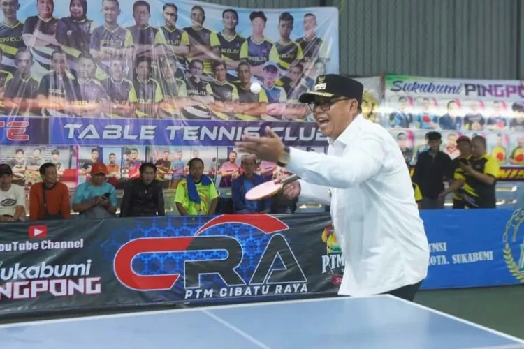 Ratusan atlet antusias mengikuti turnamen Tenis Meja Wali Kota Cup 2025, Pj Wali Kota Kusmana Hartadji sebut jadi wadah cetak talenta muda (ist)