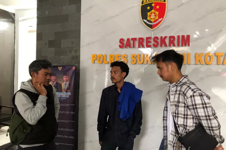 Gegara mendapatkan serangan siber dan pencemaran nama baik, PMII Kota Sukabumi membuat laporan polisi di Polres Sukabumi Kota (Indra)