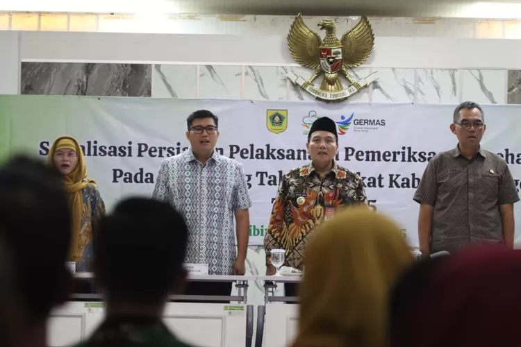 Sosialisasi peogram Pemeriksaan Kesehatan Gratis tingkat Kabupaten Bogor di Ruang Serbaguna Setda, Kamis, 23 Januari 2025. (DPRD)