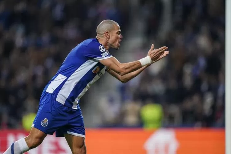 Salah satu Pemain dengan rekor pencetak gol tertua di Liga Champions sepanjang sejarah yaitu Pepe. (X : FCPorto)