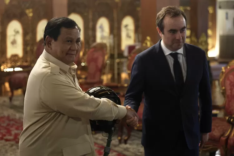 Menhan Prancis Sebastian Lecornu bertemu Presiden RI Prabowo Subianto untuk membahas banyak hal, usai ketemu Menhan RI Sjafrie Sjamsoeddin (ist)