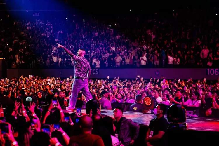 Konser Maroon 5. (Instagram/@maroon5)