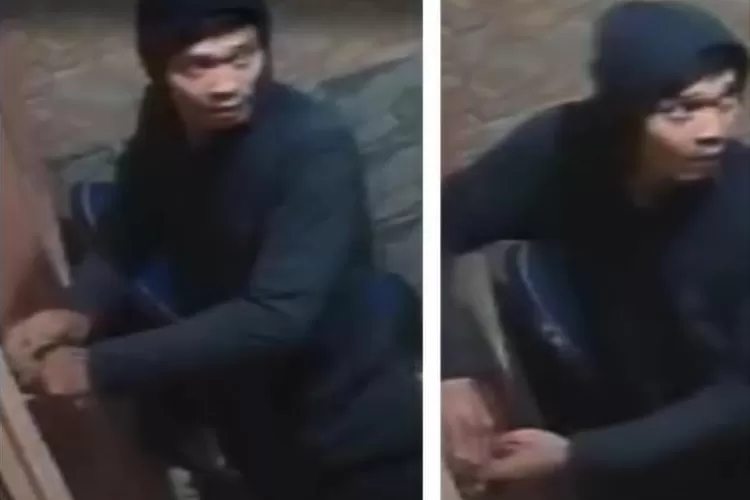 Tampang pelaku Curanmor terekam kamera CCTV saat beraksi di wilayah Pamoyanan, Kota Bogor. 