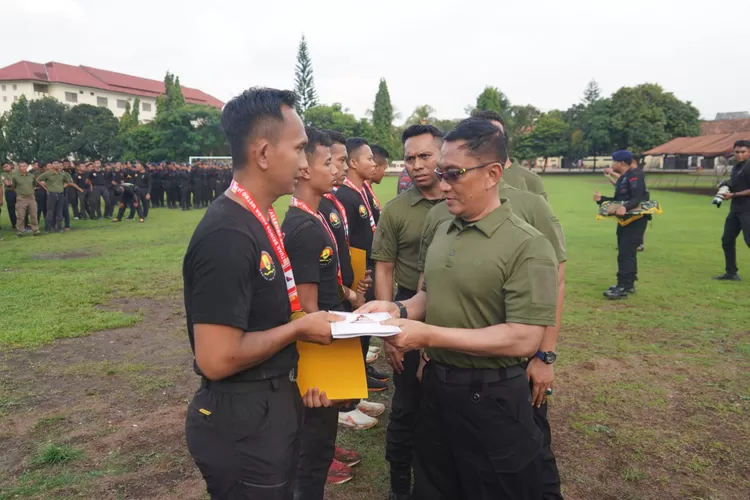 Penutupan&nbsp;Brimob Challenge 2025 di Lapangan Bola Mako Batalyon C Pelopor, Tangerang, Banten, Sabtu, 8 Februari 2025 sore. (Ist)