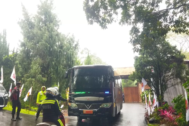 Suasana kediaman Presiden Prabowo Subianto di Hambalang, Babakanmadang, Kabupaten Bogor, Jumat, 14 Februari 2025. (Fahriza)